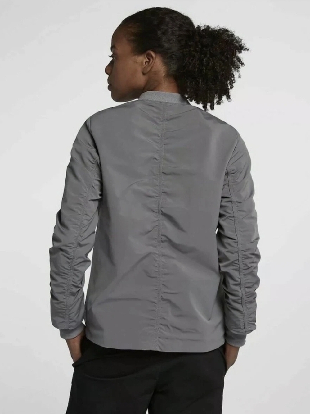 Nike Women's Shield Golf Bomber Jacket - Picture 3 of 11
